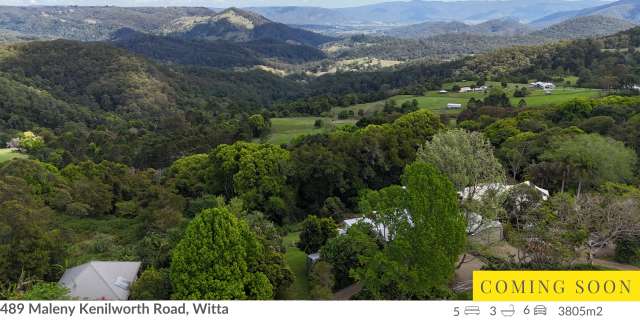 Oak Ridge, 489 Maleny Kenilworth Road, Witta - A Dual Living Paradise with Breath-taking Views