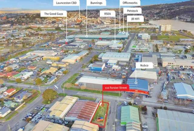 Industrial land for sale in the heart of Invermay