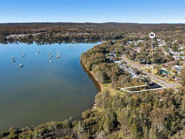 Tranquil, entry level waterfront reserve home