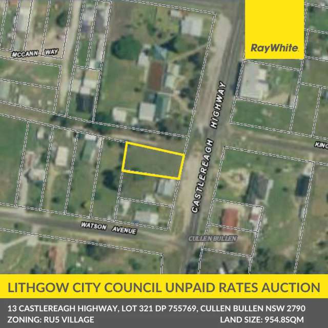 LITHGOW CITY COUNCIL UPCOMING SALE OF LAND UNPAID RATES