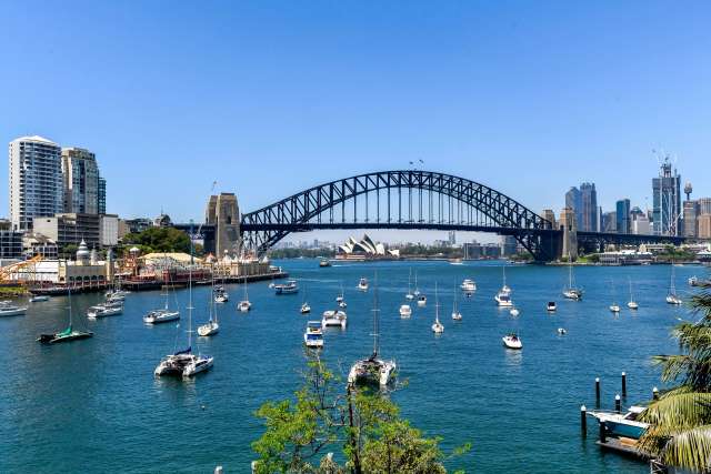 Grandstand views from a prized waterfront street