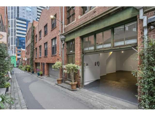 Unbelievable Warehouse Conversion Available In Melbourne'S Most Coveted Green Laneway