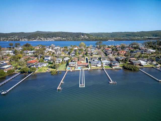 Waterfront home with jetty