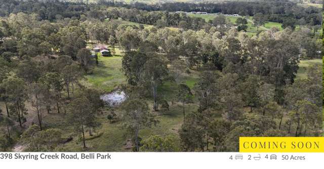 A Serene 50-Acre Sanctuary at 398 Skyring Creek Road, Belli Park